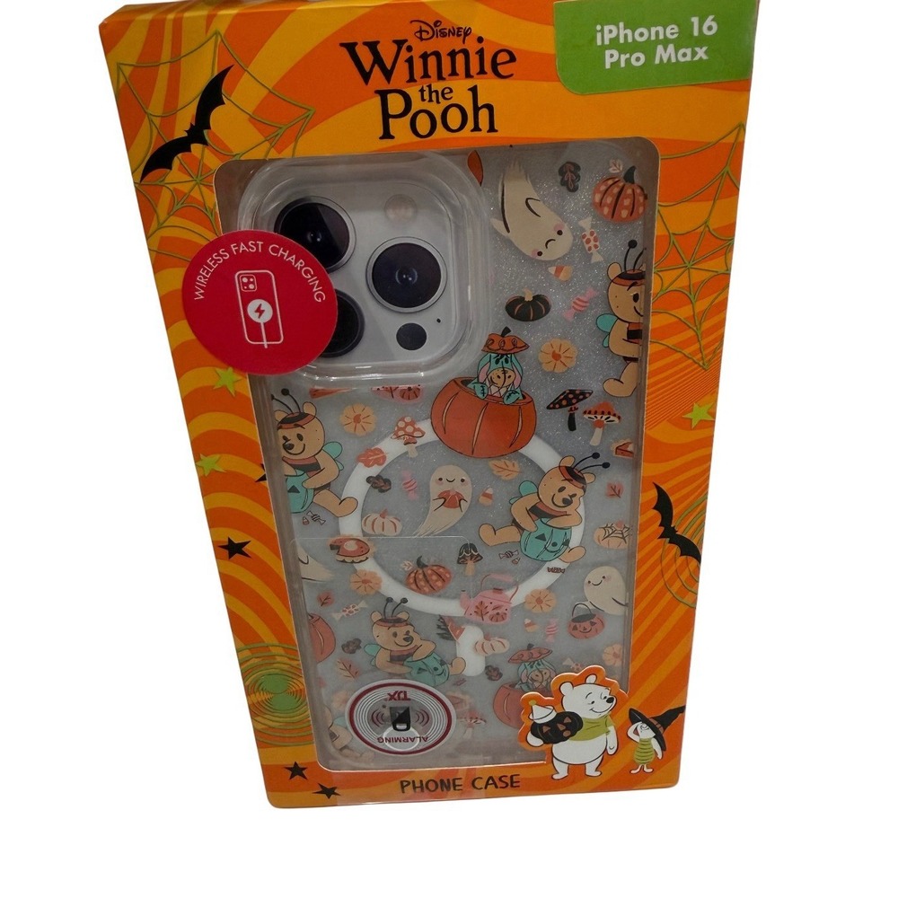 Disney Winnie The Pooh  Pumpkin Halloween iPhone 16Pro Max case NIB